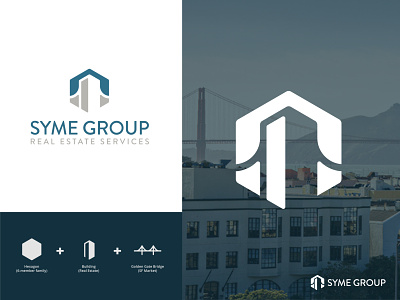 Syme Group Logo Design brand identity brokerage custom logo design forced connection logo logo design real estate real estate logo realtor realtor logo syme syme group visual identity