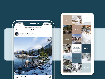 IG Feed Aesthetic for Mountain Homes