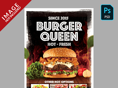 Burger Restaurant Promotion Flyer Free Design