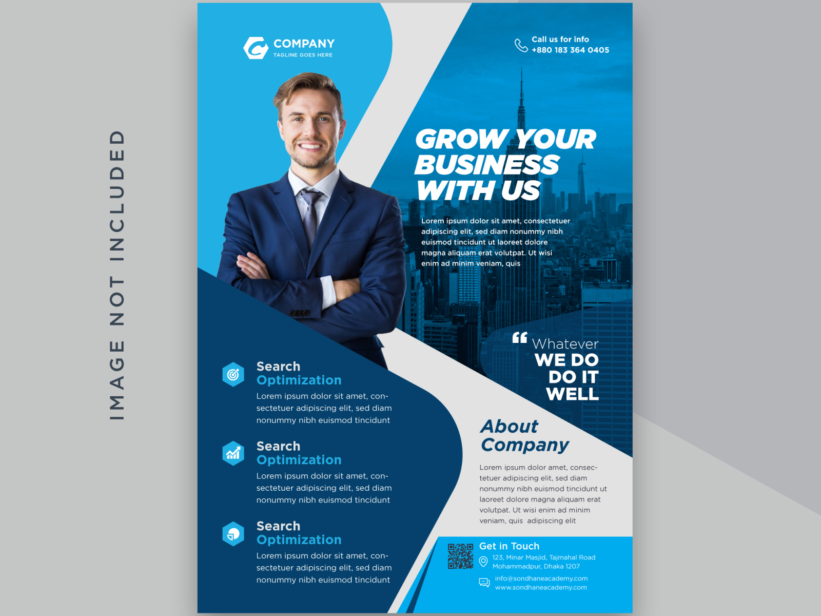 Corporate Free Flyer Design by Free Peacock on Dribbble