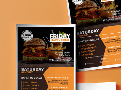 FREE FRIDAY BURGER FLYER