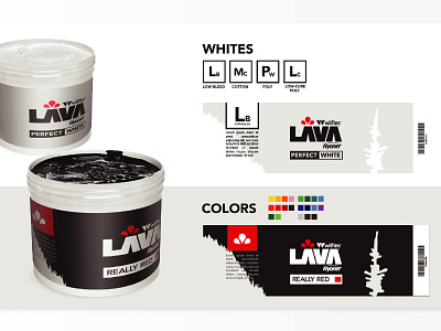 Lava Ink Product Packaging branding product branding product packaging screen printing