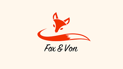 Fox & Von Logo branding logo