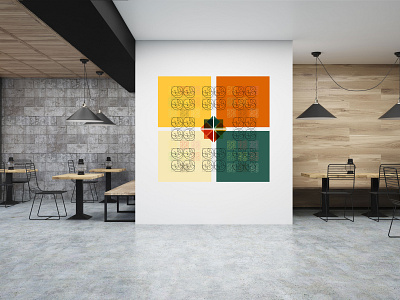 Fibonacci Sequence Inspired Wall Art