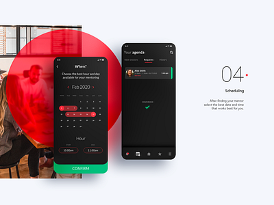 project mentor app interface mobile mobile app ui uidesign uiux ux uxdesign