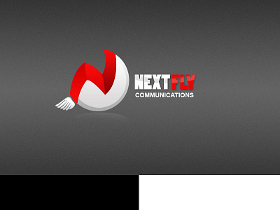 Next Fly icon design logo design