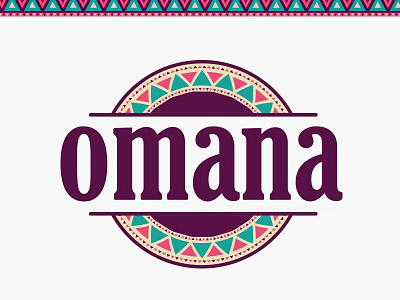 Omana ethnic fashion logo design ethnic fashion graphic illustration logo logo design omana