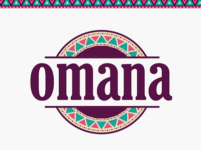 Omana ethnic fashion  logo design