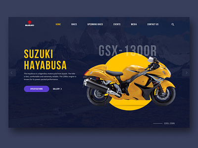 Suzuki Homepage Concept app art branding design illustration logo minimal ui ux website