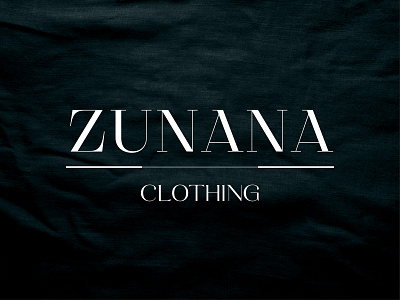 Zunana Clothing advertising branding digital marketing illustration logo