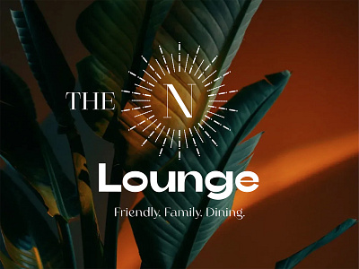 THE N LOUNGE advertising branding business design digital marketing illustration logo