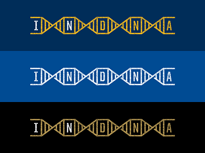 InDNA dna helix indiana sports texture