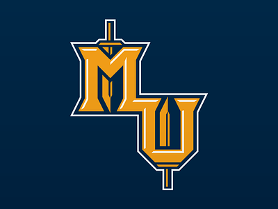 Marian University Knights Logo branding football identity knights marian sports