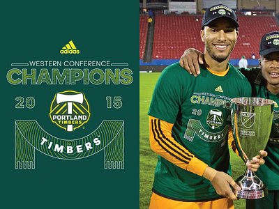 2015 MLS Conference Champs Tee adidas conference champions mls mls cup playoffs portland soccer timbers