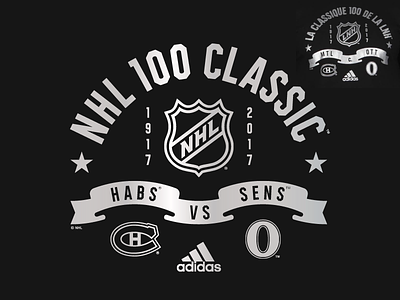 NHL 100 Classic adidas canadiens classic habs hockey montreal nhl ottawa senators sens