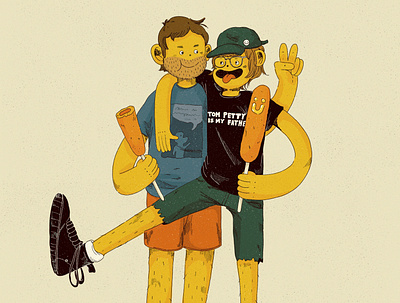 Corn Diggles character design comics digital illustration illustration