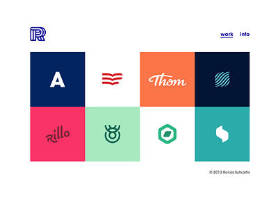 Portfo brands logo logotype marks portfolio rrrrr symbols typography website
