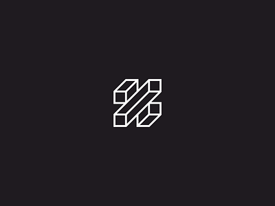 Arkive architecture brutal building cube logo logotype mark symbol