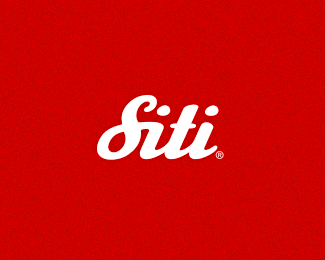 Siti Logo brand logo red white simple siti word mark wordmark