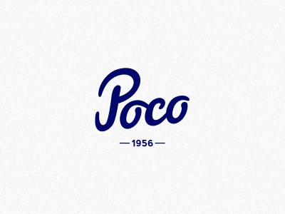 Poco Cafe brand brand identity branding cafe chile coffee custom design identity logo logotype retro simple visual identity wordmark