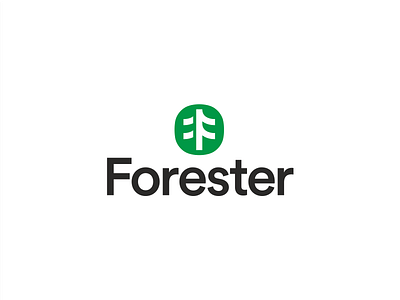 Forester branding fir forest green journey logo logomark logotype natural nature tour tree