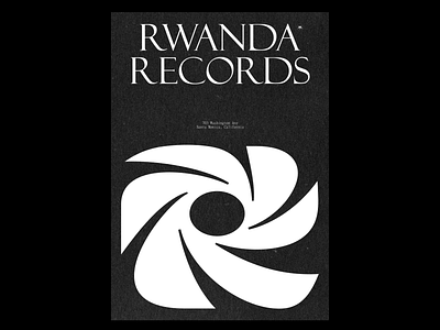 Rwanda Records branding lettering logo logodesign logomark symbol trademark typeface