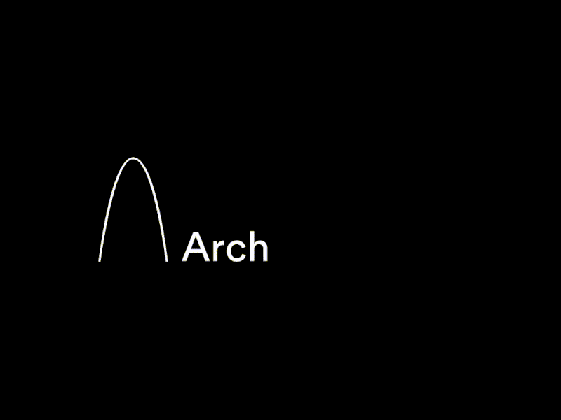 Arch branding dynamic identity logo logomark logotype minimal minimalist symbol visual