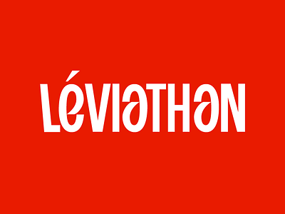 LÉVIATHAN branding brandmark french lettering letterlogo logo logotype typeface typo typographic wordmark