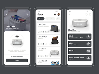 i-box Mobile App Design (iOS & Android)