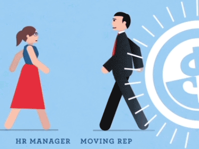 Making Deals after effects animation gif illustration