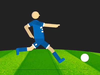 Just playing some soccer after effects animation gif illustration loop soccer