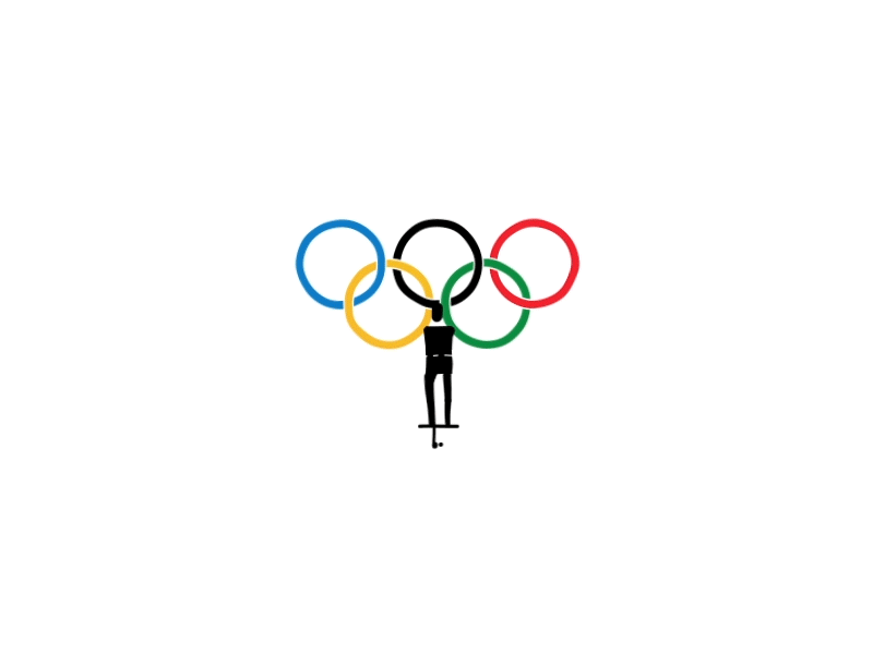 Olympic Golf after effects character gif golf golfer loop olympics rio usa