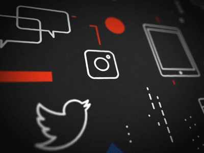 Stay connected. after effects animation connect connection digital illustration social media tech technology