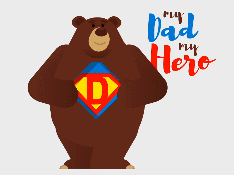 Super Dad by Adam Hill on Dribbble
