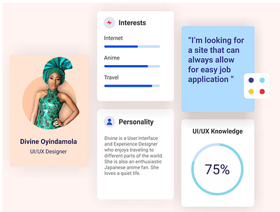 user persona creative figma illustrator imagination ui uidesign uiux ux uxdesign uxresearch