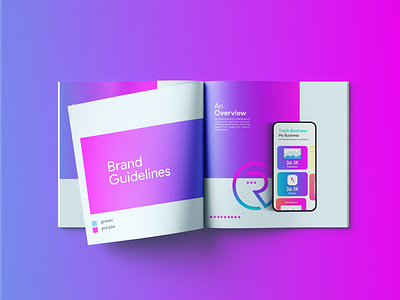 Square Brochure design - branding