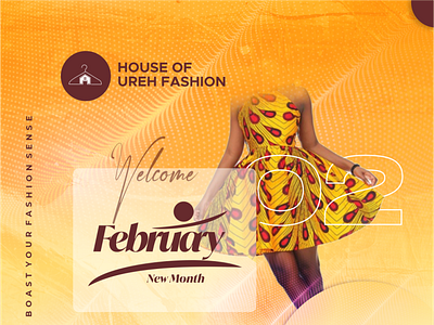 February New month design