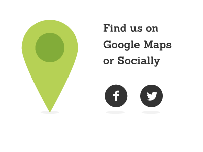 Contact Us Social contact flat ui icons maps social