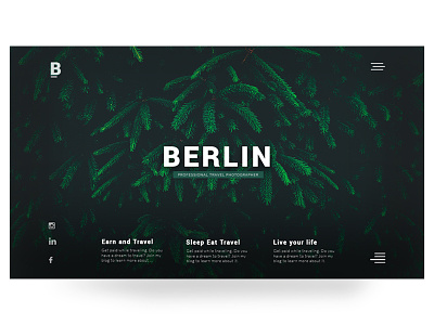 Berlin illustration typography ui ux web web design