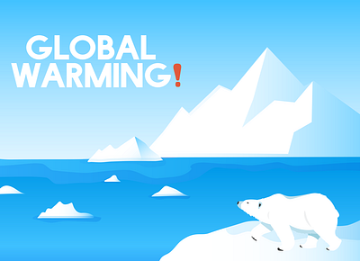 Global Warming Is Real! global warming graphic design illustration vector