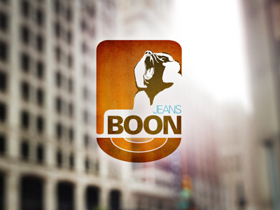 Boon Jeans Logo baboon boon jeans design illustration jeans logo pocket retro stripes univers
