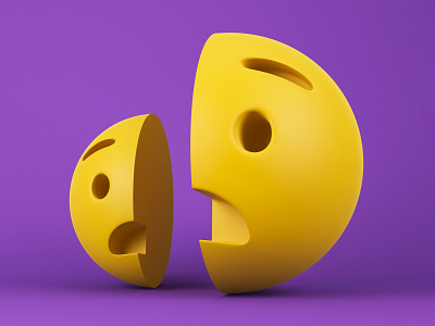 The False Dichotomy 3d 3d art 3d emoji 3d illustration abstract colorful design digitalart emoji illustration