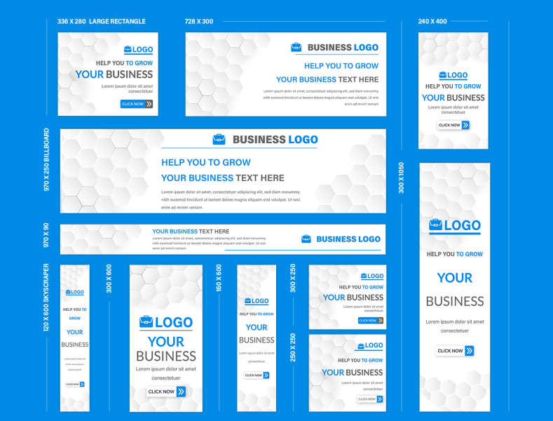 Download Website Banner Ads For Google Ads Design By Md Tawfik Hasan On Dribbble PSD Mockup Templates