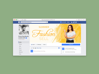Facebook Cover Facebook banner or header  Design