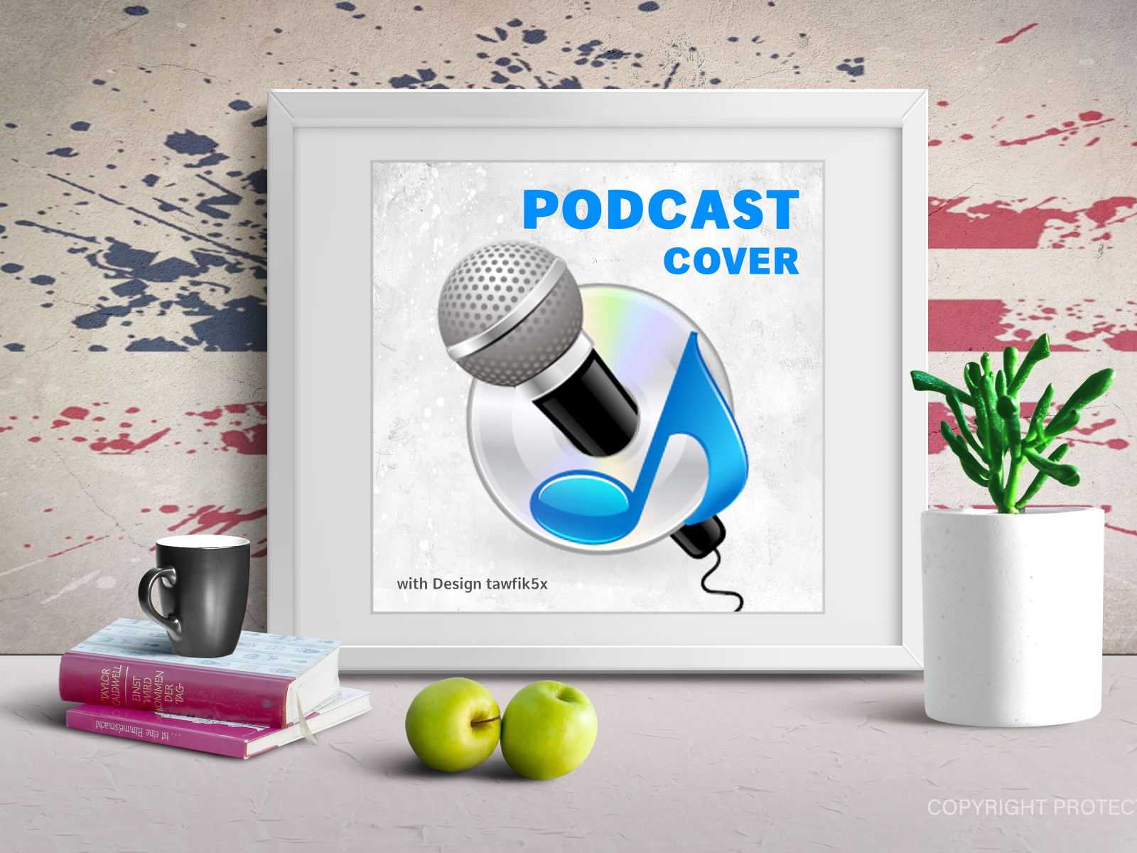 Creative Itunes Podcast Cover Art And Stunning Podcast Artwork By Free Mockup Download On Dribbble