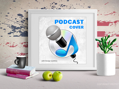 creative itunes podcast cover art and stunning podcast artwork ads app banner banner ad corporate cover creative design facebook facebook ad instagram itunes logo podcast poster template ui web banner