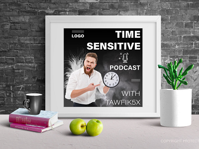 Time Sensitive Itunes Podcasts Cover Design Free Mockup By Md Tawfik Hasan On Dribbble