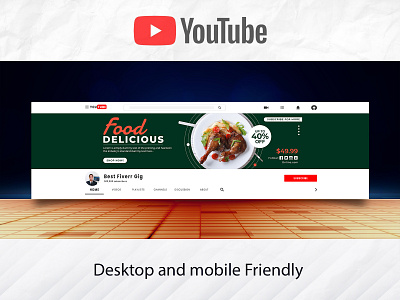 Youtube Channel Banner Template Design Free Dawnload By Md Tawfik Hasan On Dribbble