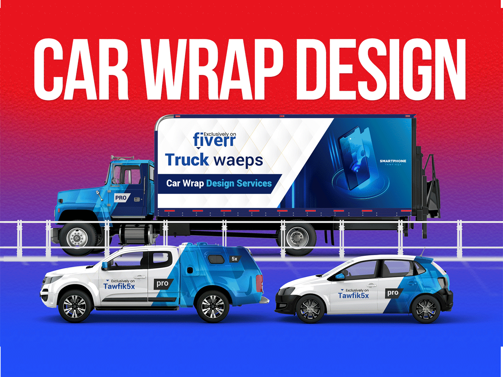 car warp design vehicle wrap design