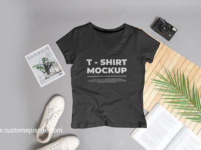 Men's T-shirt mockup Free Download